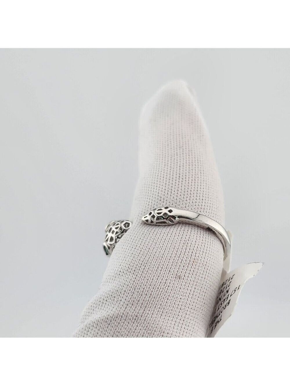 Sleek Snake Ring – Genuine 925 Silver, Brand New - Picture 8 of 8